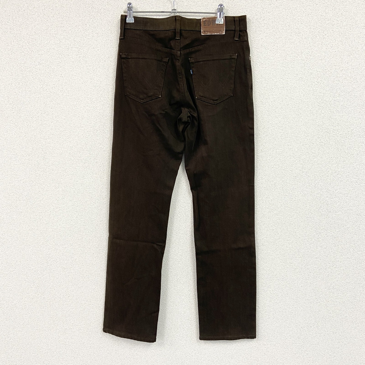 EDWIN　エドウィン　403　デニムパンツ/ジーンズ　ジップフライ　茶色　ブラウン　W29サイズ　古着