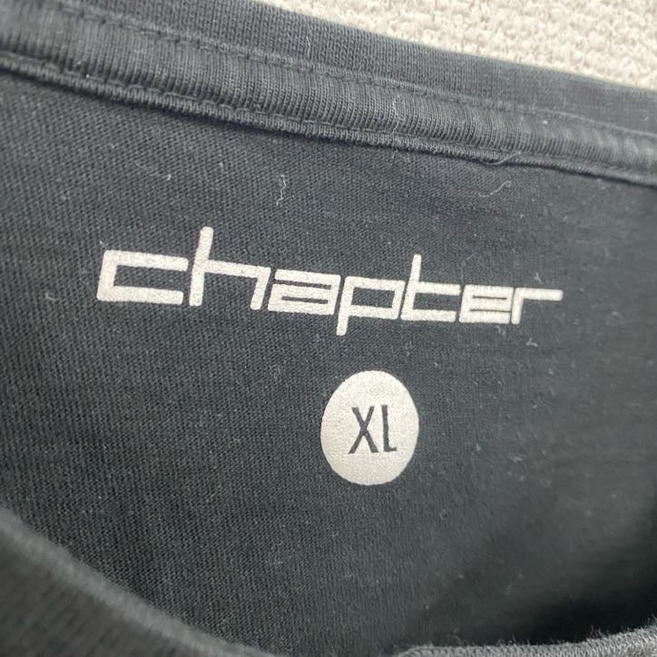 chapter　半袖プリントフォトTシャツ　NEW YORK　BROOKLYN　黒　ブラック　XLサイズ　古着