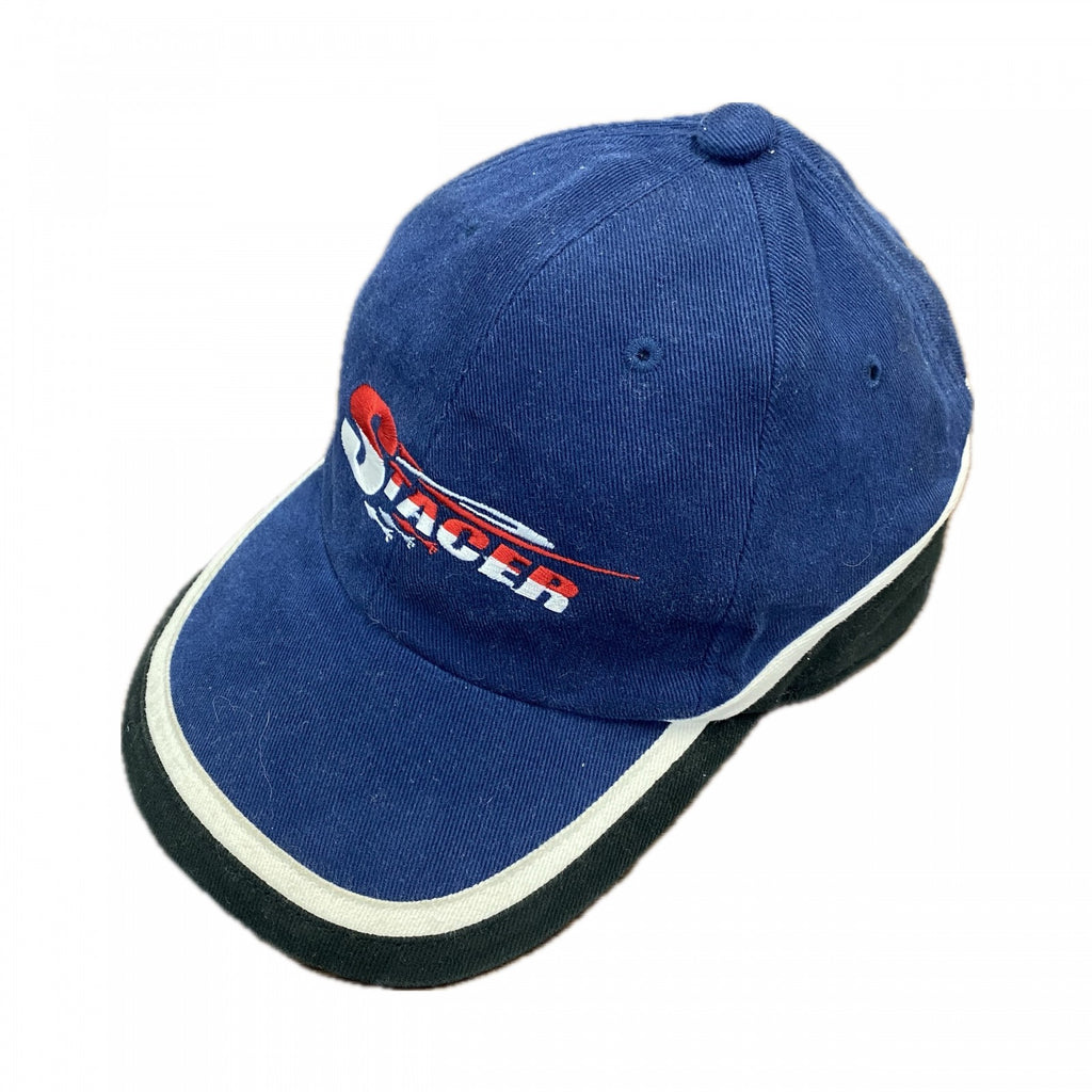 STACER　ステイサー　6パネルキャップ　ベースボールキャップ　紺　ネイビー 帽子 メンズ 古着