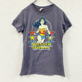 LOGOSHIRT　Wonder Woman　ワンダーウーマン　半袖Tシャツ　紫　パープル　Lサイズ　古着