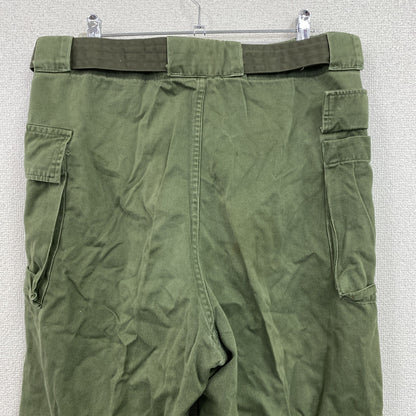80s　 日本軍　自衛隊　防衛庁　65式　カーゴパンツ　ミリタリーパンツ　ボタンフライ　ヴィンテージ　カーキ　