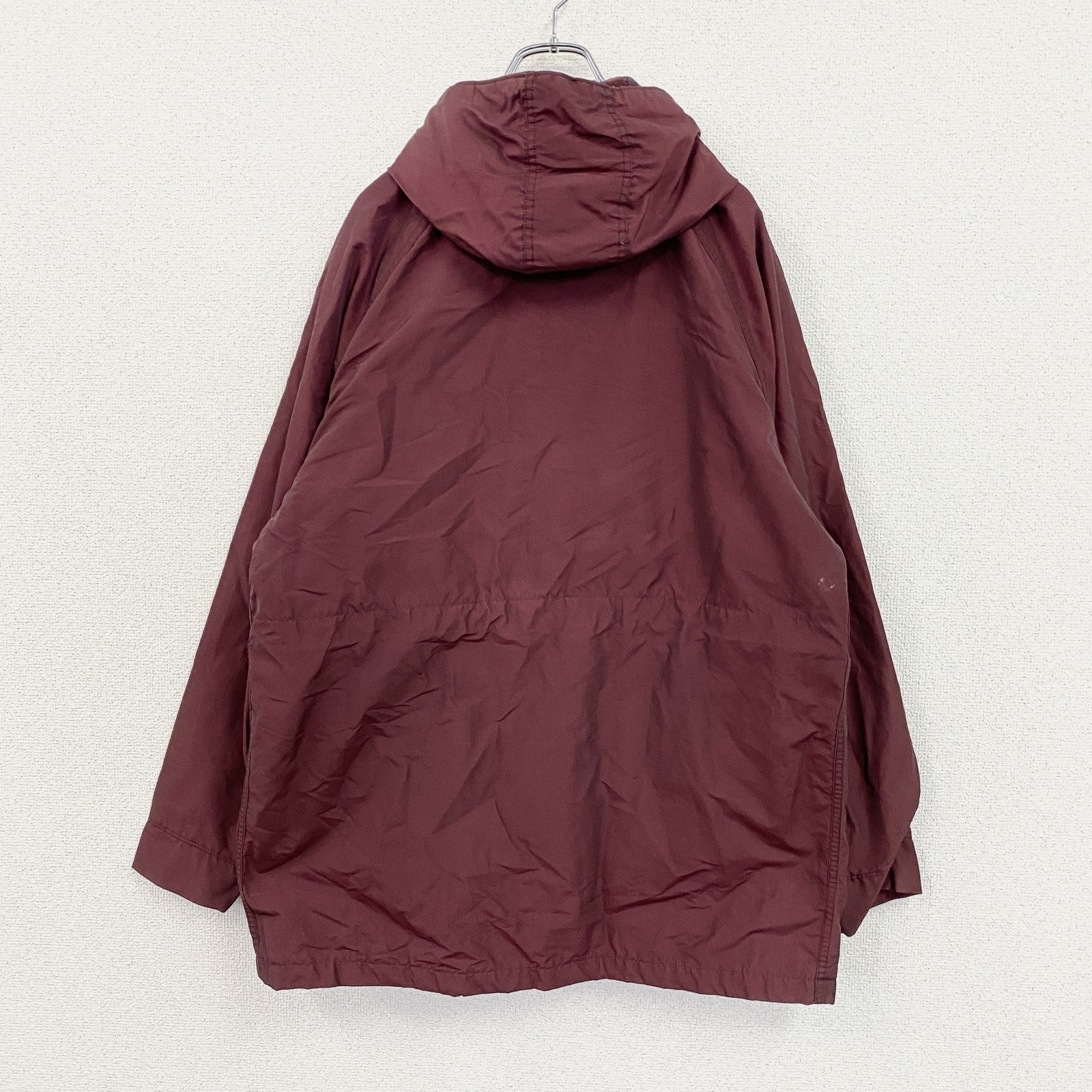 80s　Woolrich　ウールリッチ　マウンテンパーカー　4つポケット　ヴィンテージ　ボルドー　Lサイズ　古着