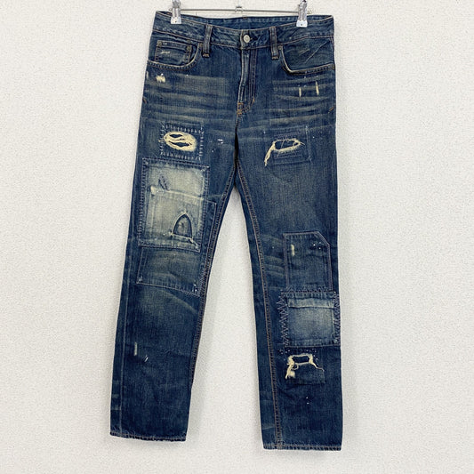 Polo Ralph Lauren　ラルフローレン　デニムパンツ/ジーンズ　パッチワーク加工　インディゴ　16サイズ