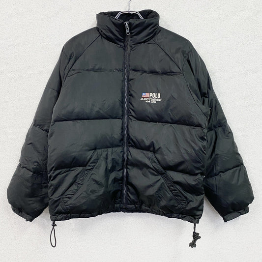 POLO JEANS　ポロジーンズ　ラルフローレン　ダウンジャケット　ダウン80％　黒　ブラック　Sサイズ