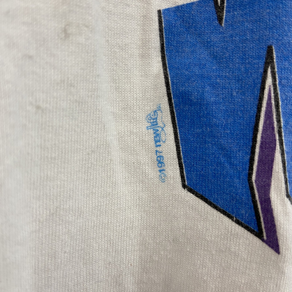 90s～　FRUIT OF THE LOOM　フルーツオブザルーム　WWJD　半袖プリントTシャツ　白　ホワイト　XLサイズ　　ヴィンテージ　古着