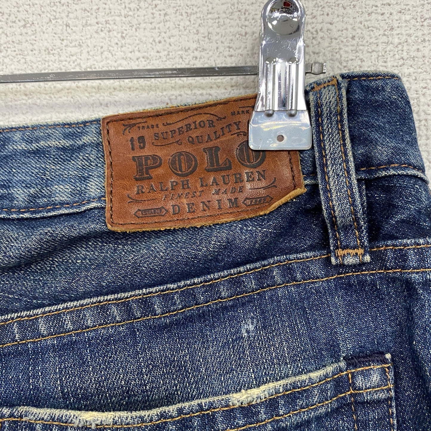 Polo Ralph Lauren　ラルフローレン　デニムパンツ/ジーンズ　パッチワーク加工　インディゴ　16サイズ