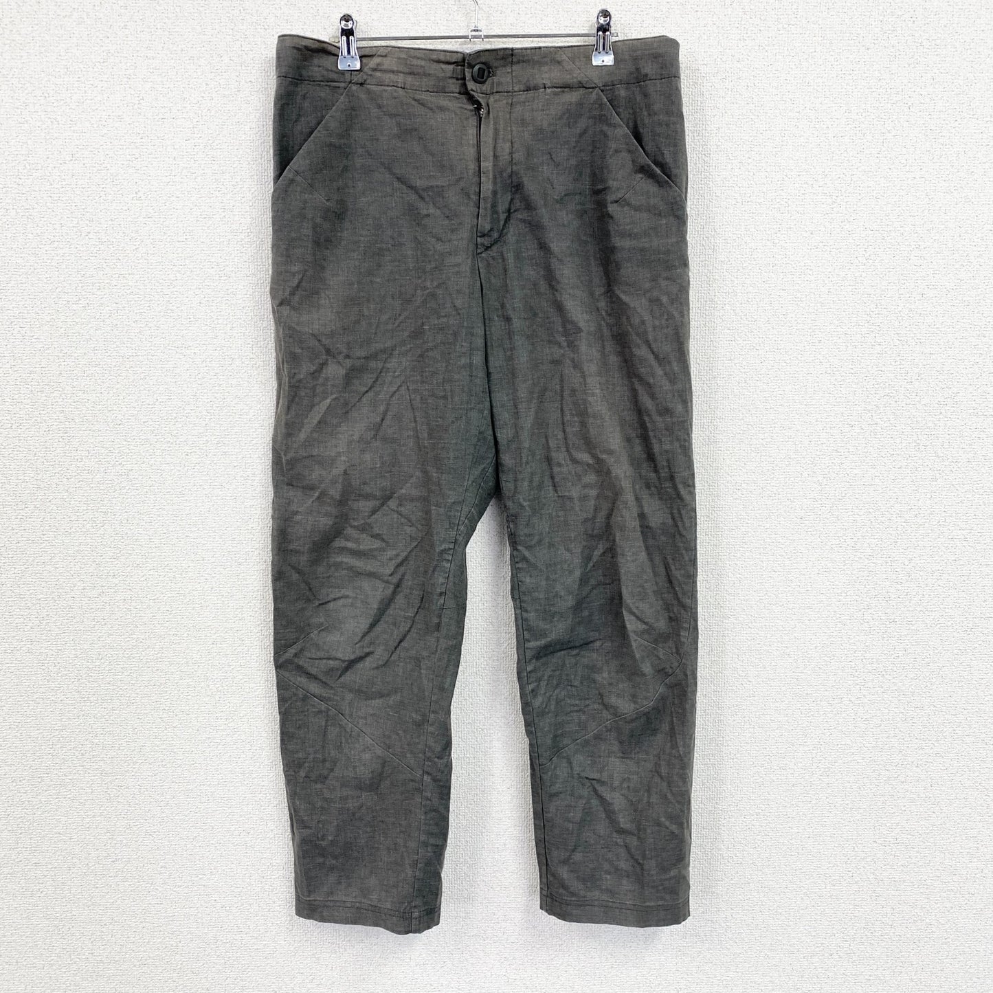 Patagonia　パタゴニア　ヘンプパンツ　ワークパンツ　ジップフライ　灰色　グレー　32サイズ