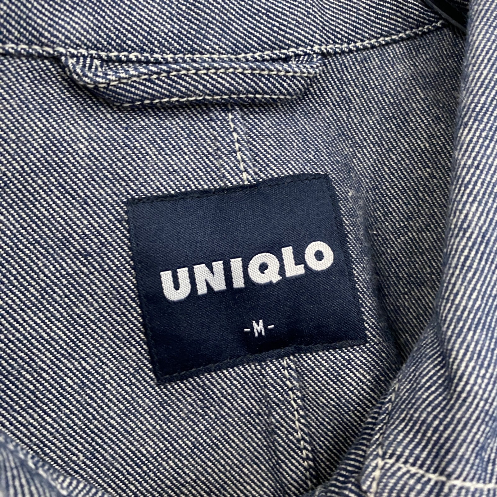 ～00s　OLD UNIQLO　オールドユニクロ　デニムトラッカージャケット　3つポケット　インディゴ　Mサイズ　古着