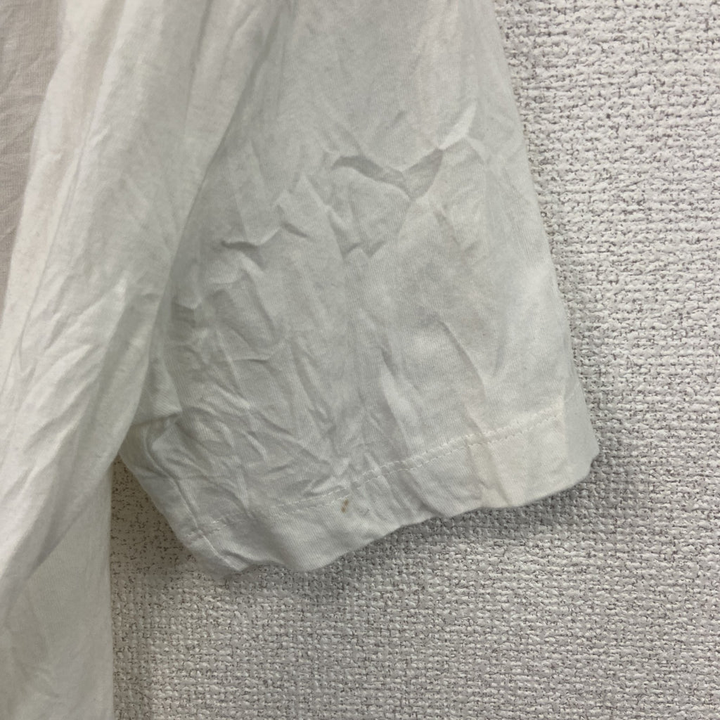 CROPP　半袖プリントTシャツ　アートT　白　ホワイト　Sサイズ　古着