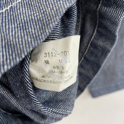 UNIQLO　ユニクロ　長袖シャツジャケット　インディゴ　Mサイズ