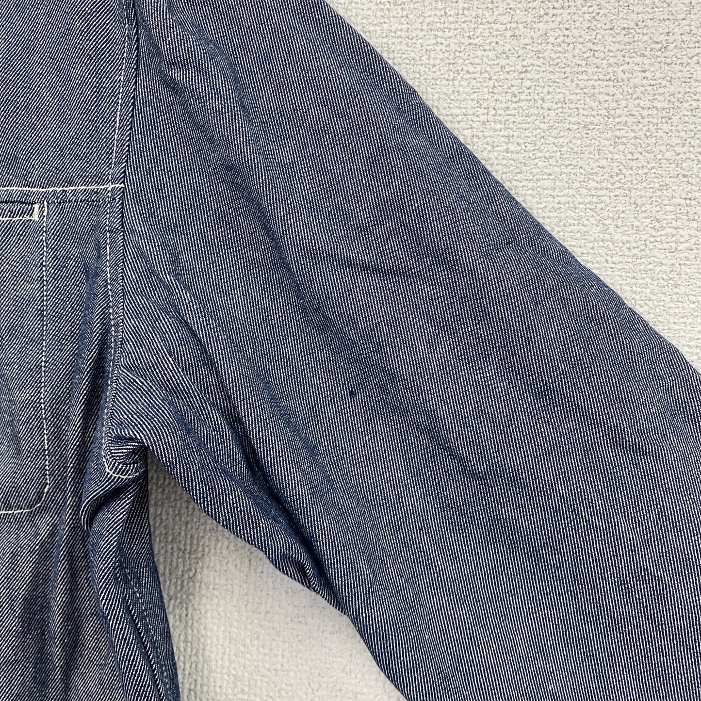 UNIQLO　ユニクロ　長袖シャツジャケット　インディゴ　Mサイズ