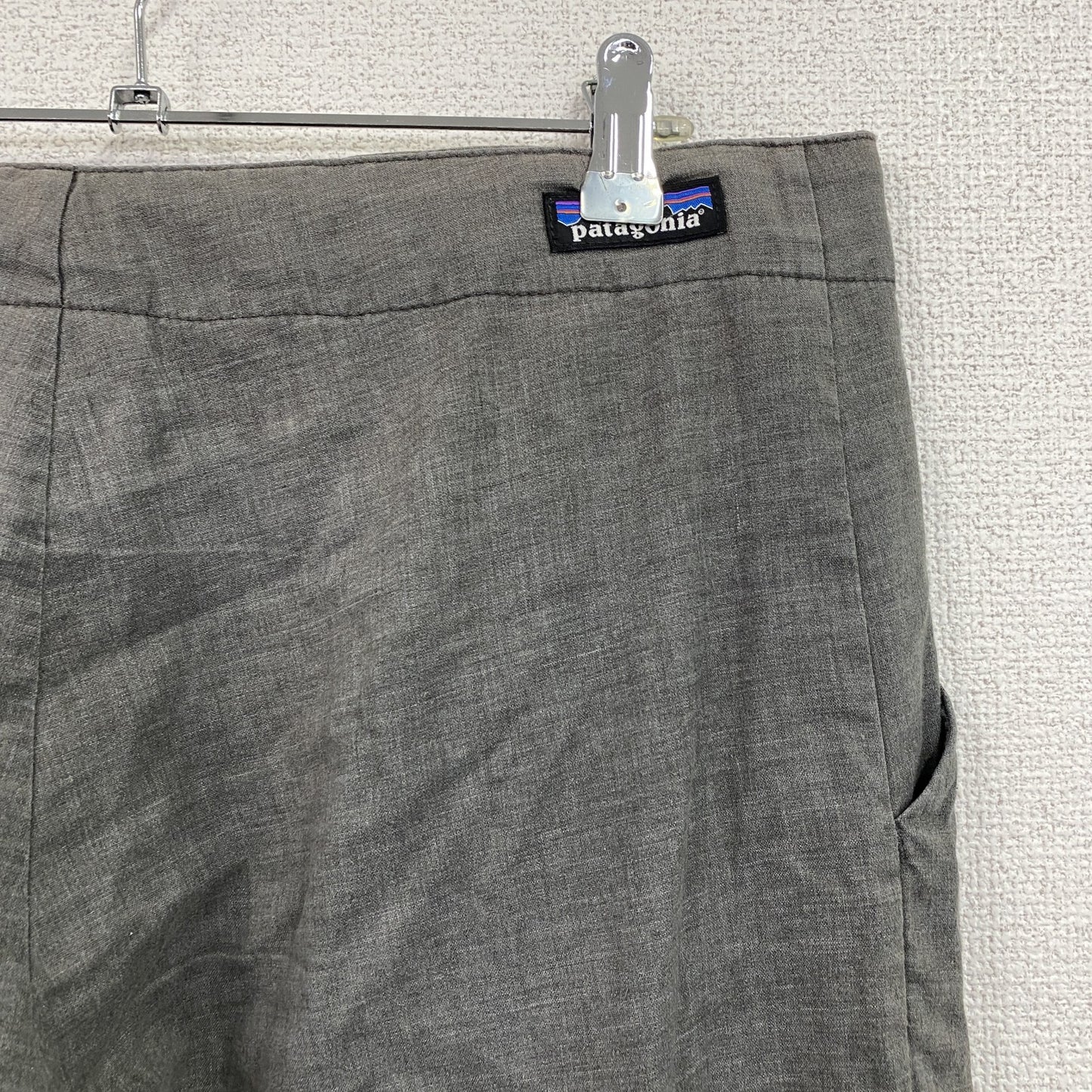 Patagonia　パタゴニア　ヘンプパンツ　ワークパンツ　ジップフライ　灰色　グレー　32サイズ