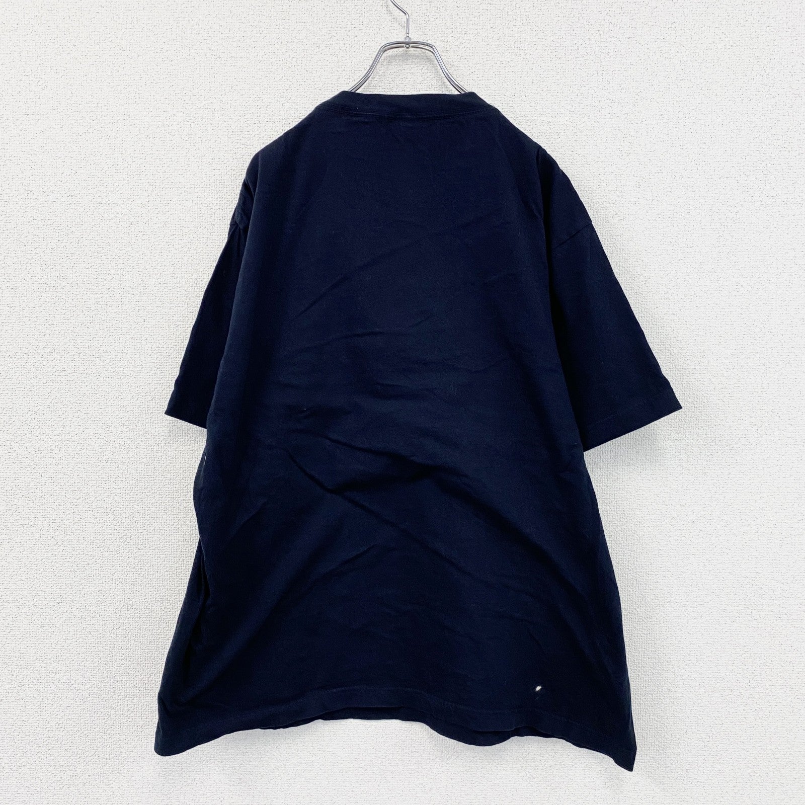 SAN MARINO　サンマリノ　半袖プリントTシャツ　トラクター　紺　ネイビー　3XLサイズ　古着
