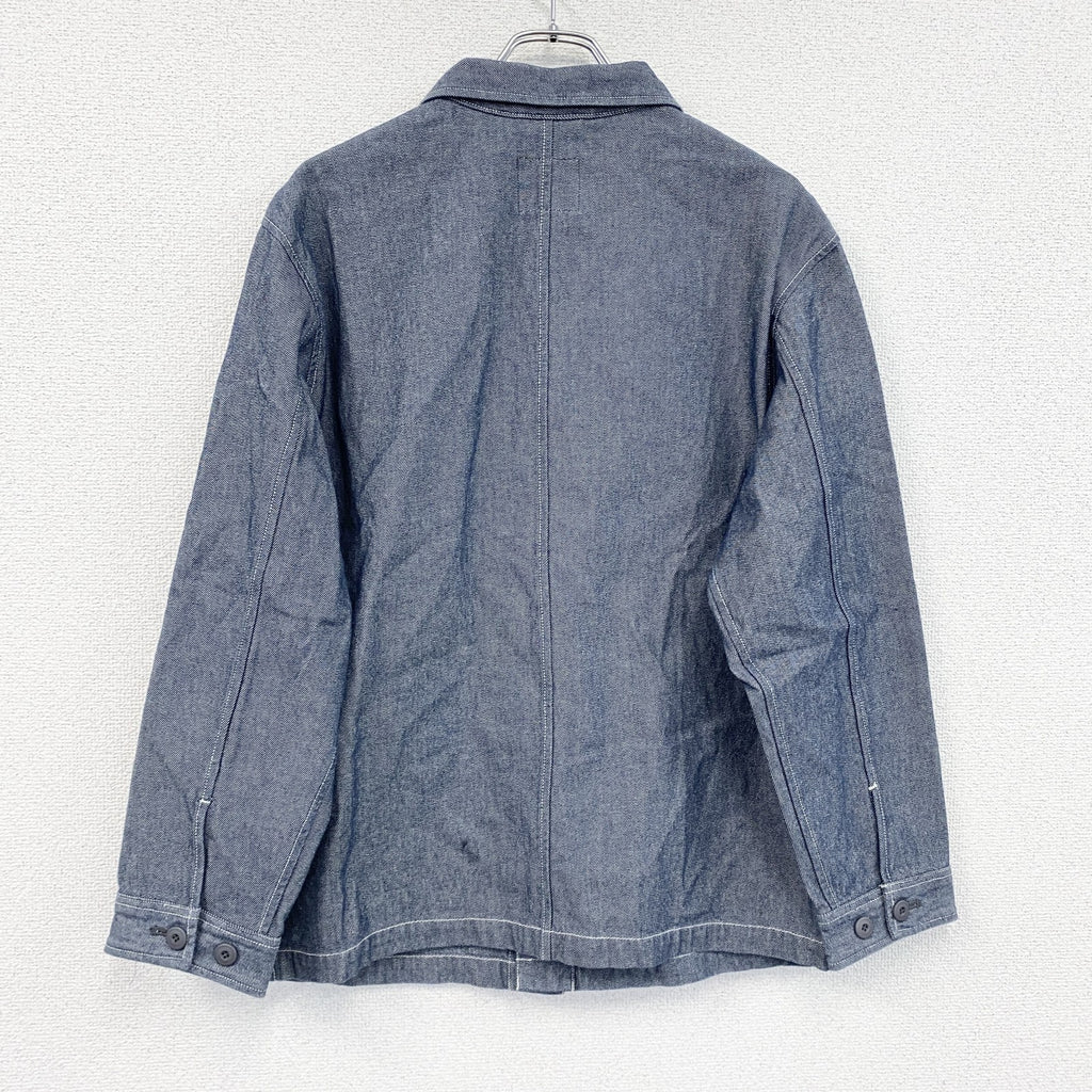 ～00s　OLD UNIQLO　オールドユニクロ　デニムトラッカージャケット　3つポケット　インディゴ　Mサイズ　古着