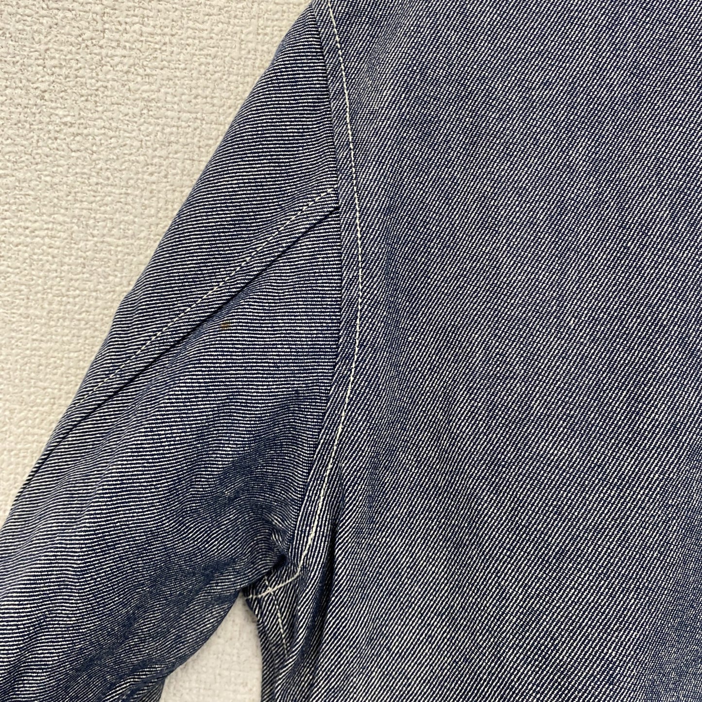 UNIQLO　ユニクロ　長袖シャツジャケット　インディゴ　Mサイズ