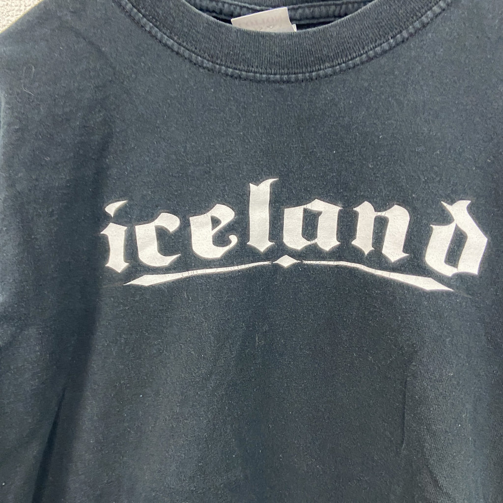 00s　GILDAN　ギルダン　半袖プリントTシャツ　ヴィンテージ　黒　ブラック　Sサイズ　古着
