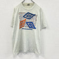 古着 used　～90s　FRUIT OF THE LOOM　半袖プリントTシャツ　UMBRO　アンブロ　霜降りグレー　Lサイズ