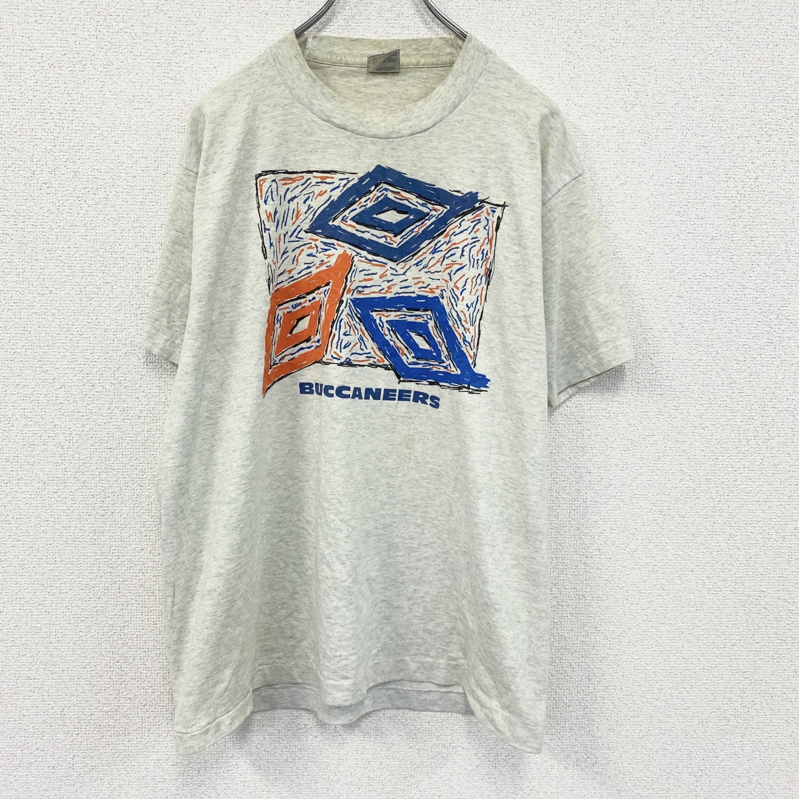 古着 used　～90s　FRUIT OF THE LOOM　半袖プリントTシャツ　UMBRO　アンブロ　霜降りグレー　Lサイズ