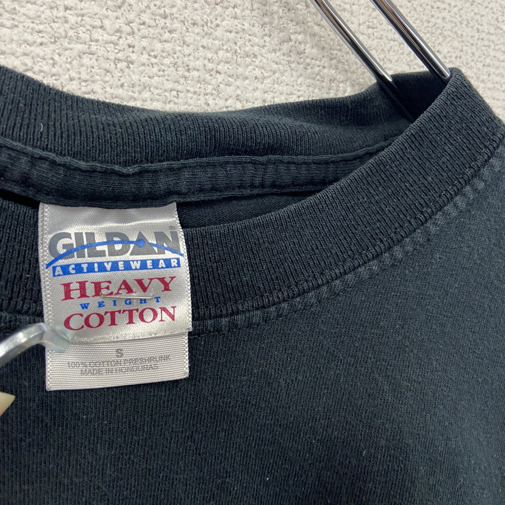 00s　GILDAN　ギルダン　半袖プリントTシャツ　ヴィンテージ　黒　ブラック　Sサイズ　古着