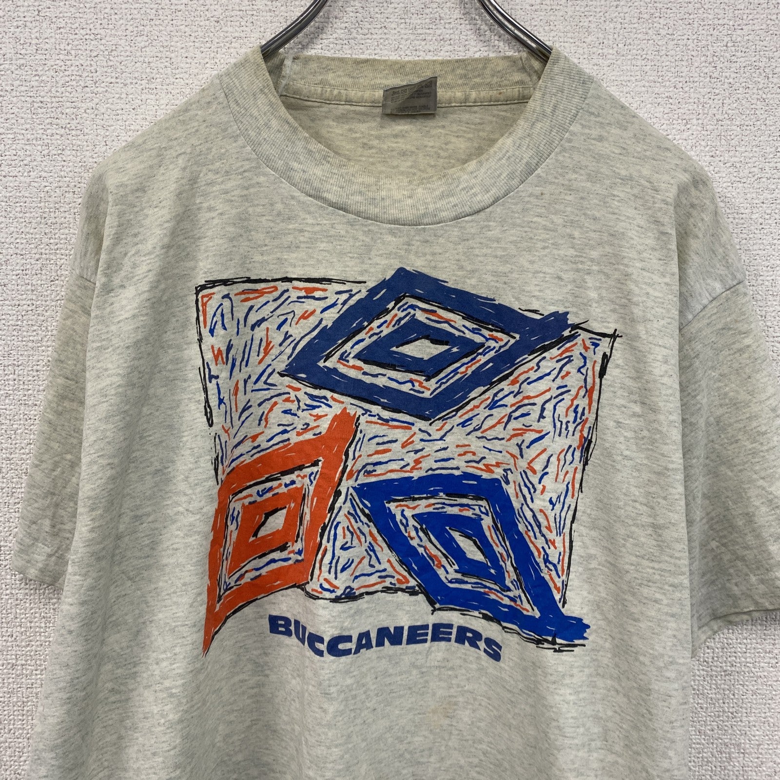 古着 used　～90s　FRUIT OF THE LOOM　半袖プリントTシャツ　UMBRO　アンブロ　霜降りグレー　Lサイズ