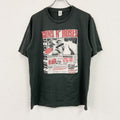 半袖バンドプリントTシャツ　バンT　Guns N' Roses　GN'R　ガンズ アンド ローゼス　モスグリーン　Lサイズ　古着