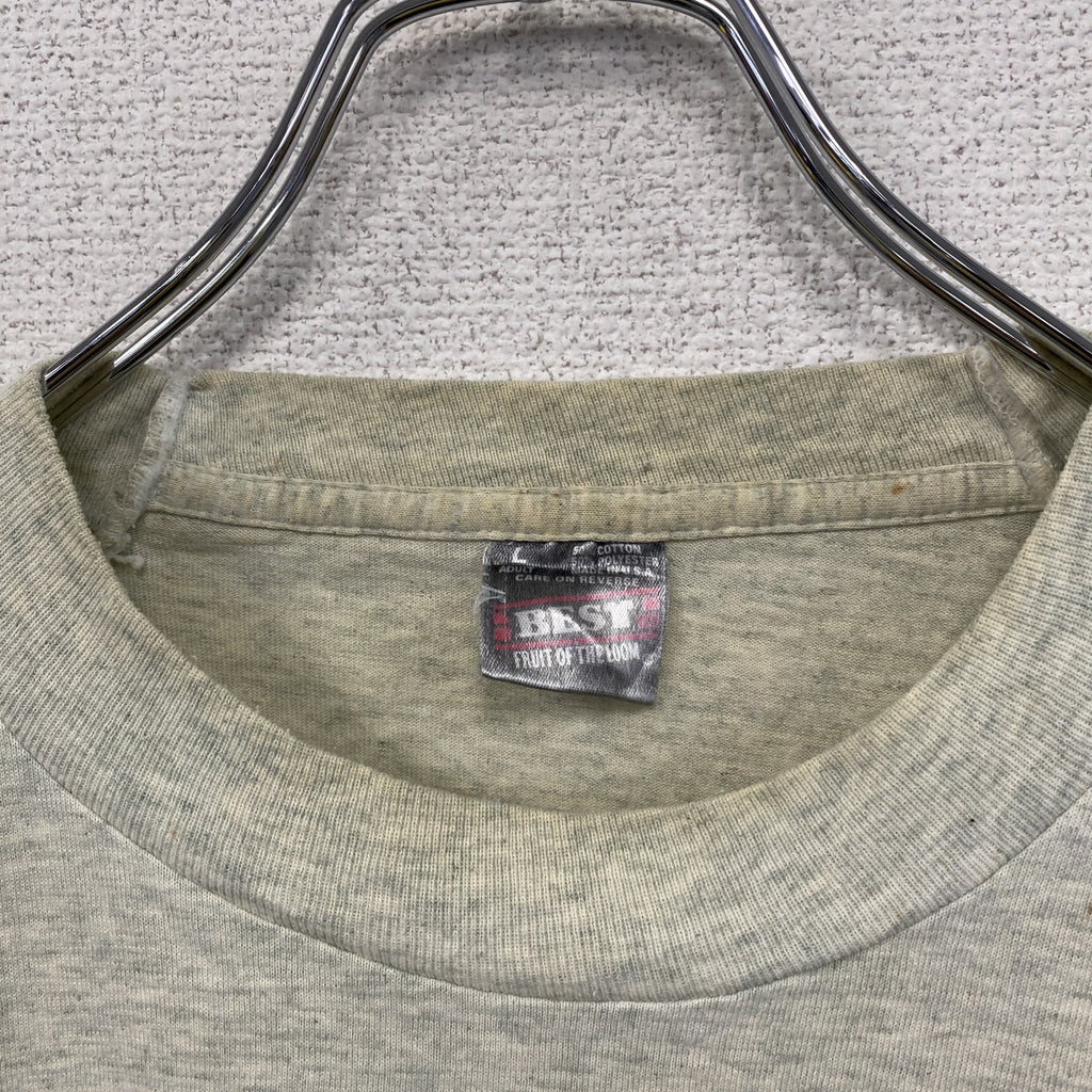 古着 used　～90s　FRUIT OF THE LOOM　半袖プリントTシャツ　UMBRO　アンブロ　霜降りグレー　Lサイズ