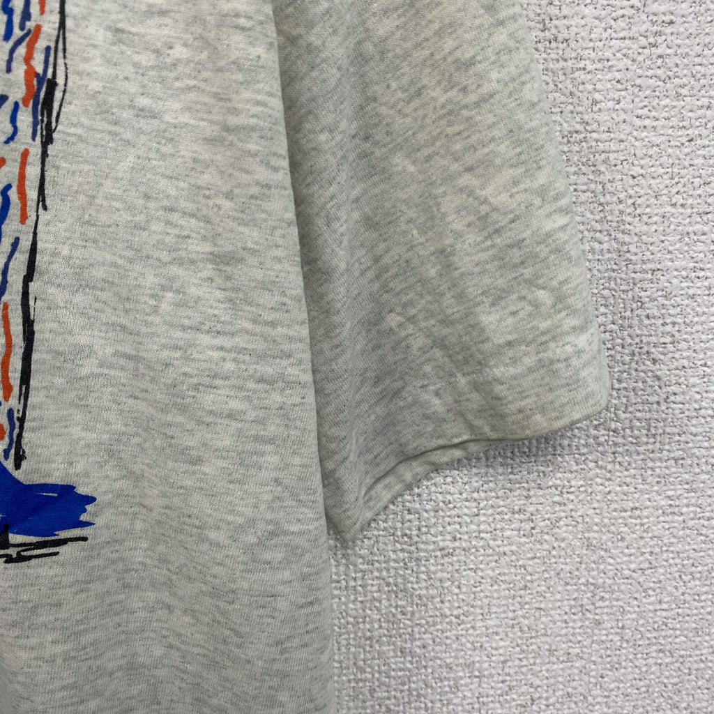 古着 used　～90s　FRUIT OF THE LOOM　半袖プリントTシャツ　UMBRO　アンブロ　霜降りグレー　Lサイズ