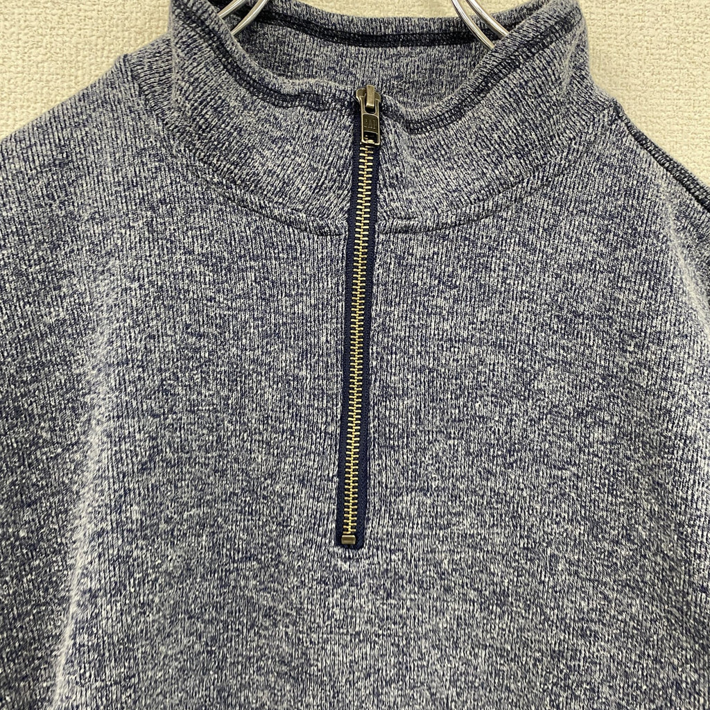 GAP　ギャプ　ハーフジップスウェット/トレーナー　紺　ネイビー　XLサイズ　古着