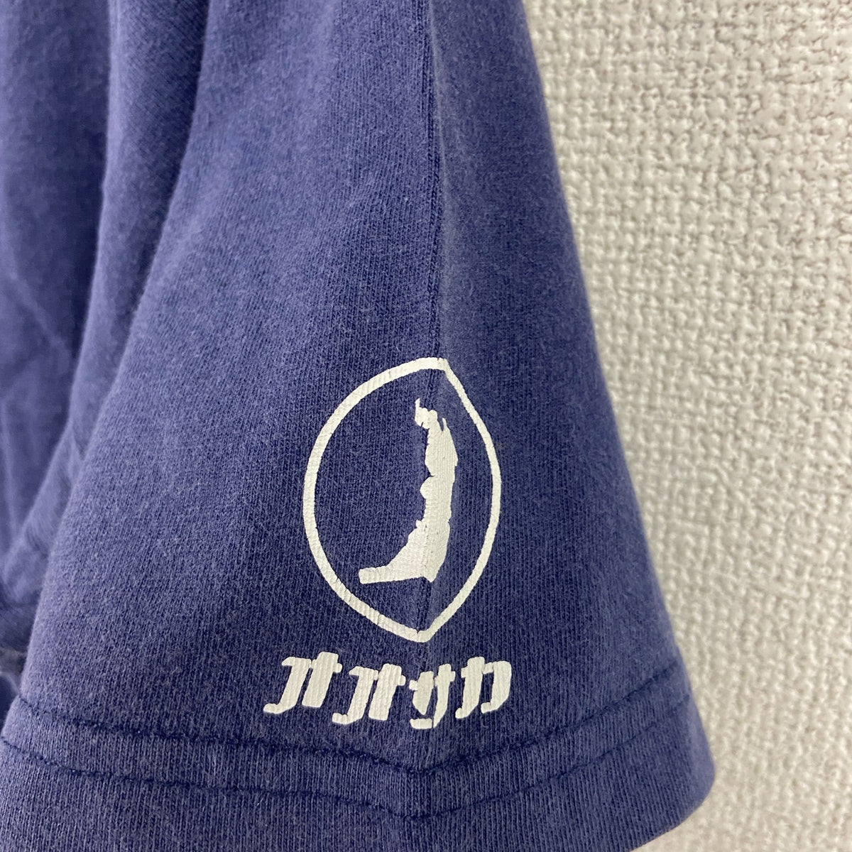 KOREAJAPAN　半袖プリントTシャツ　ワールドカップ 2002　青　ブルー　Lサイズ　古着