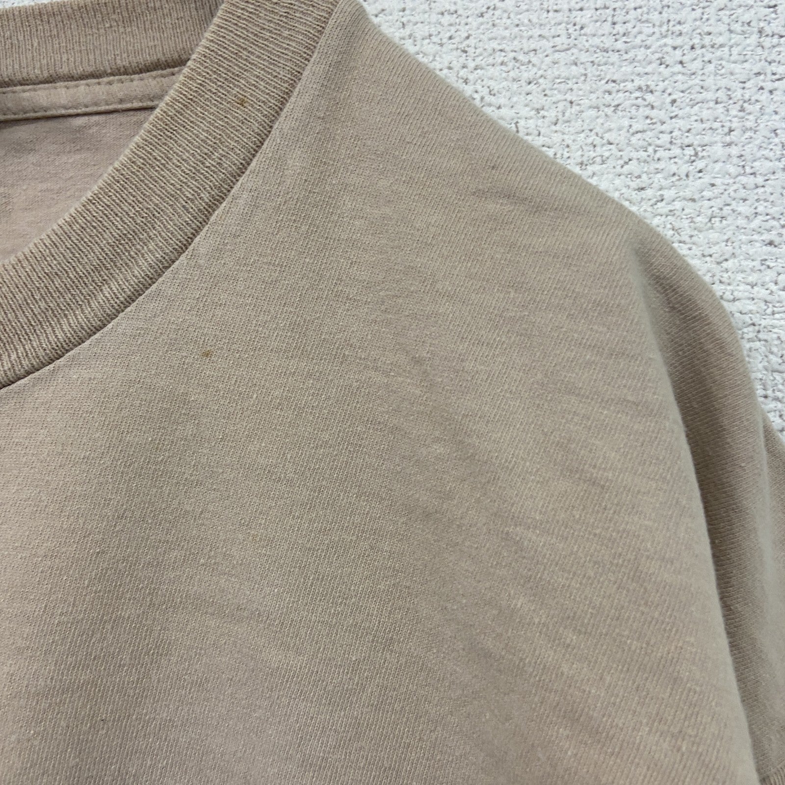 00s　BAYSIDE　ベイサイド　半袖プリントTシャツ　ヴィンテージ　ベージュ　XLサイズ　古着