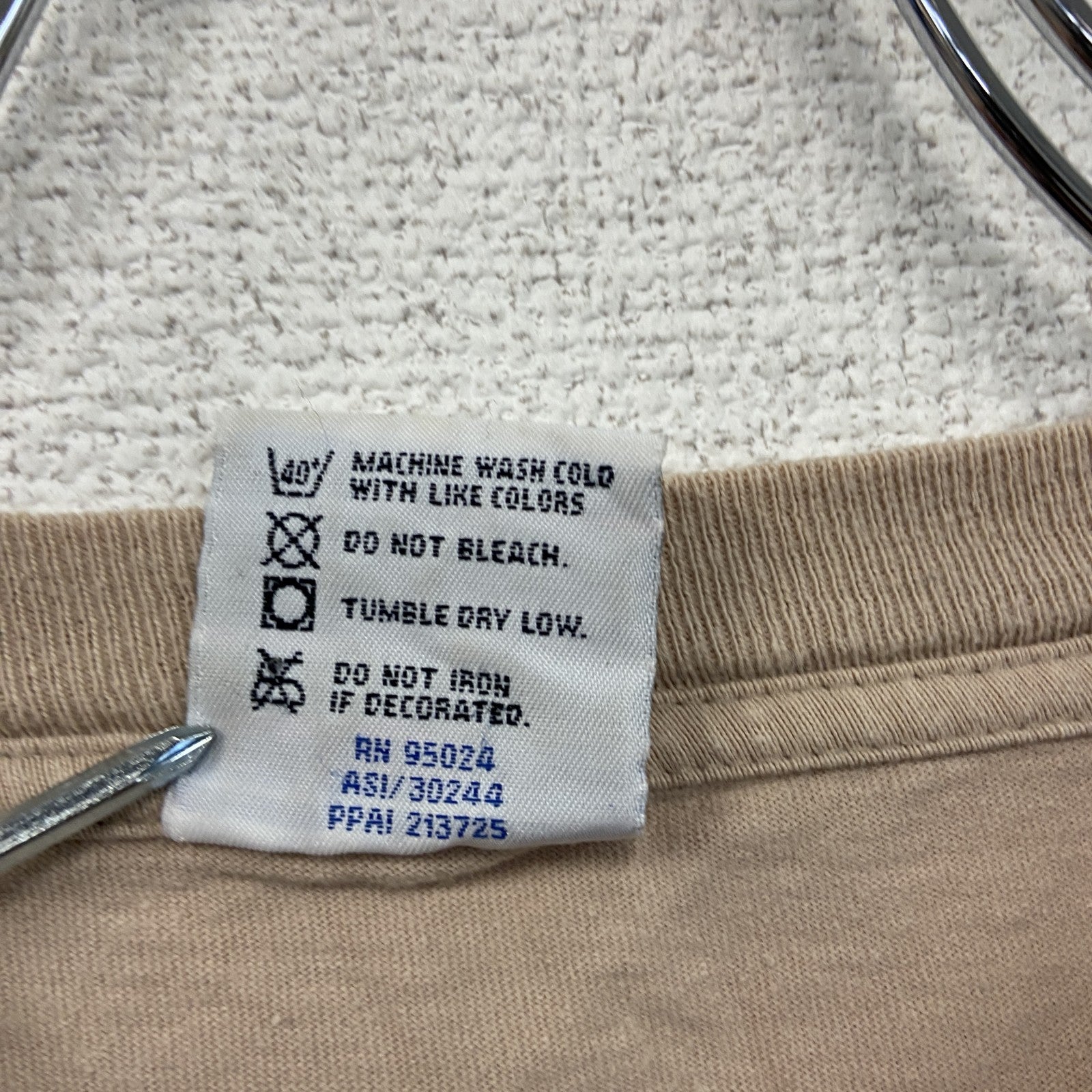 00s　BAYSIDE　ベイサイド　半袖プリントTシャツ　ヴィンテージ　ベージュ　XLサイズ　古着