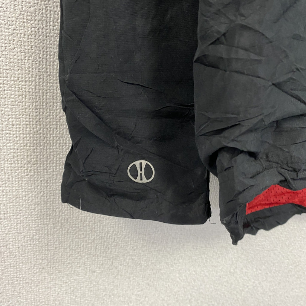 90s　Holloway　ホロウェイ　フルジップジャケット　ヴィンテージ　黒　ブラック　Lサイズ ウインドブレーカー ナイロンアウター メンズ 古着