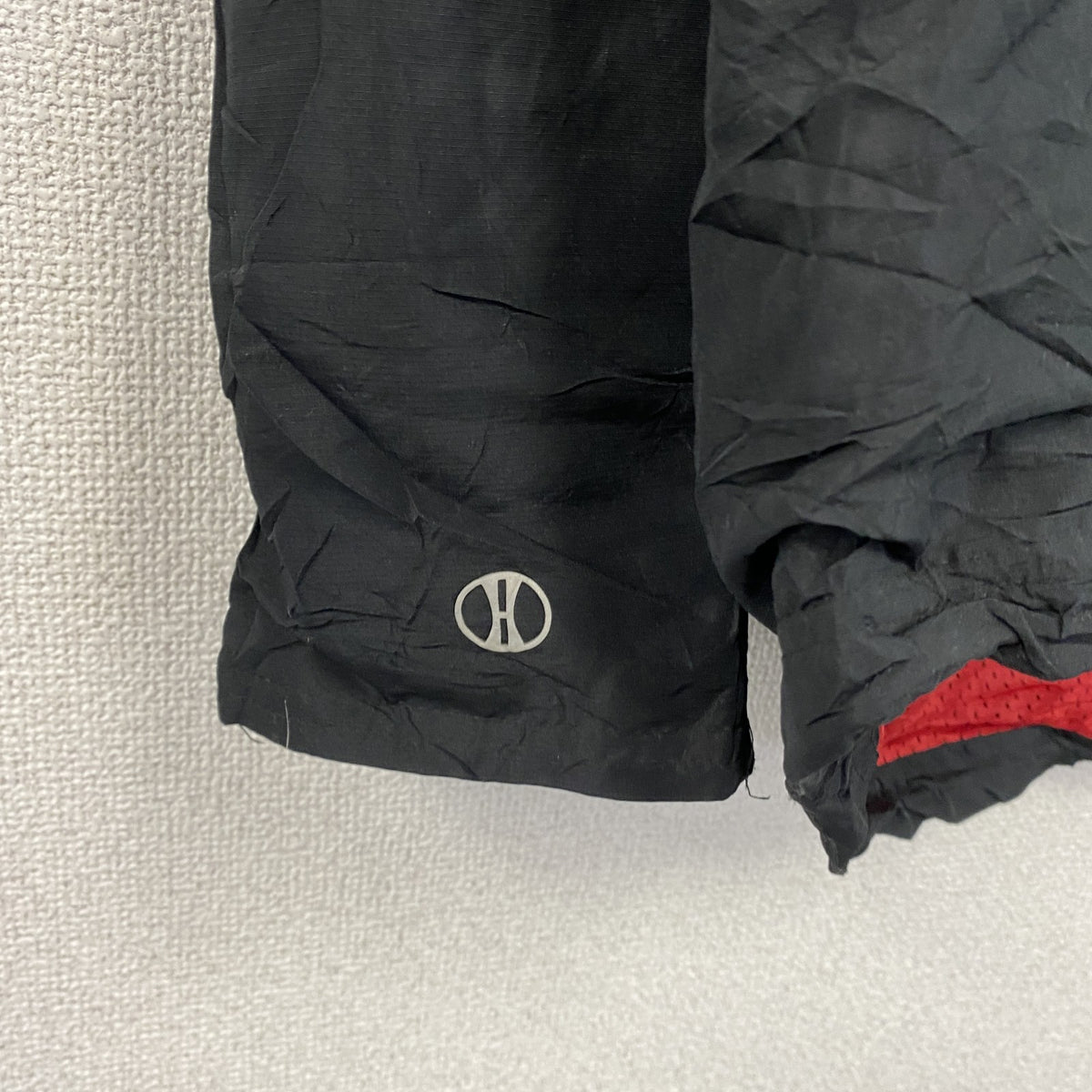 90s　Holloway　ホロウェイ　フルジップジャケット　ヴィンテージ　黒　ブラック　Lサイズ ウインドブレーカー ナイロンアウター メンズ 古着