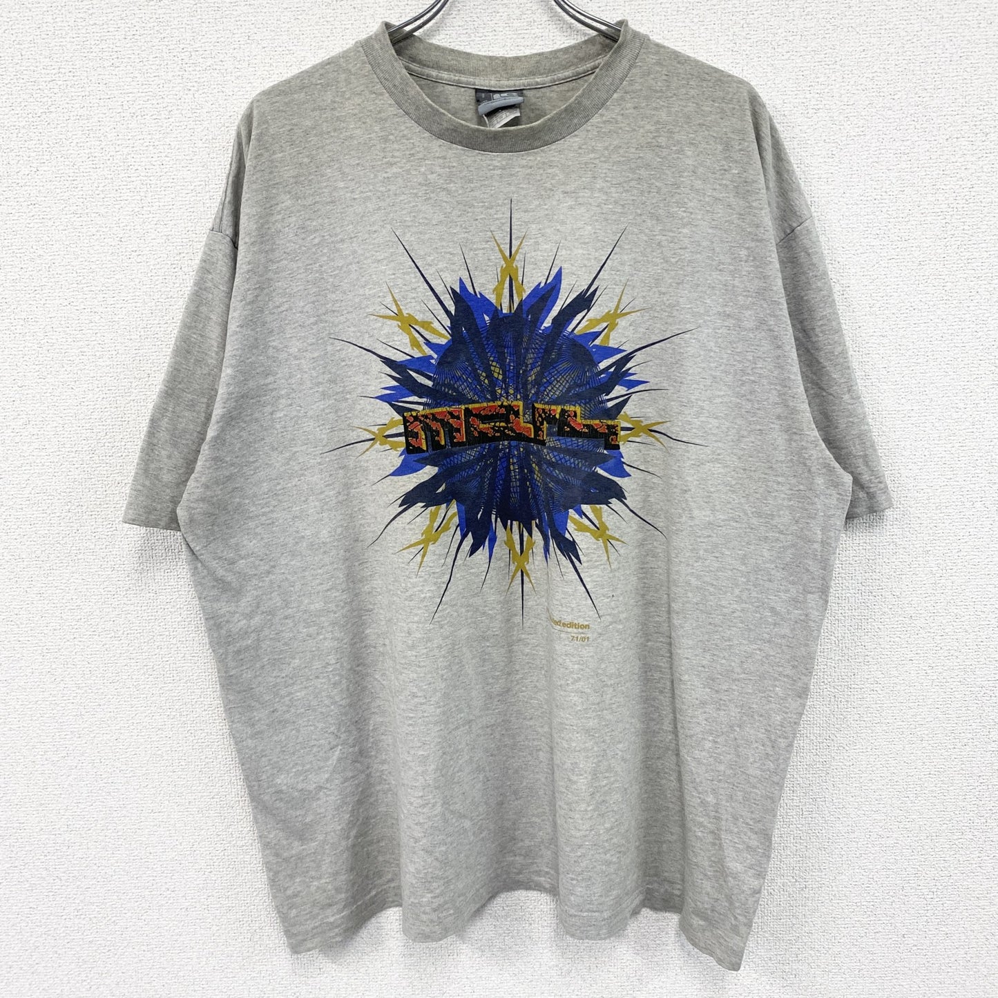 00s　NIKE　ナイキ　半袖プリントTシャツ　ヴィンテージ　灰色　グレー　2XLサイズ