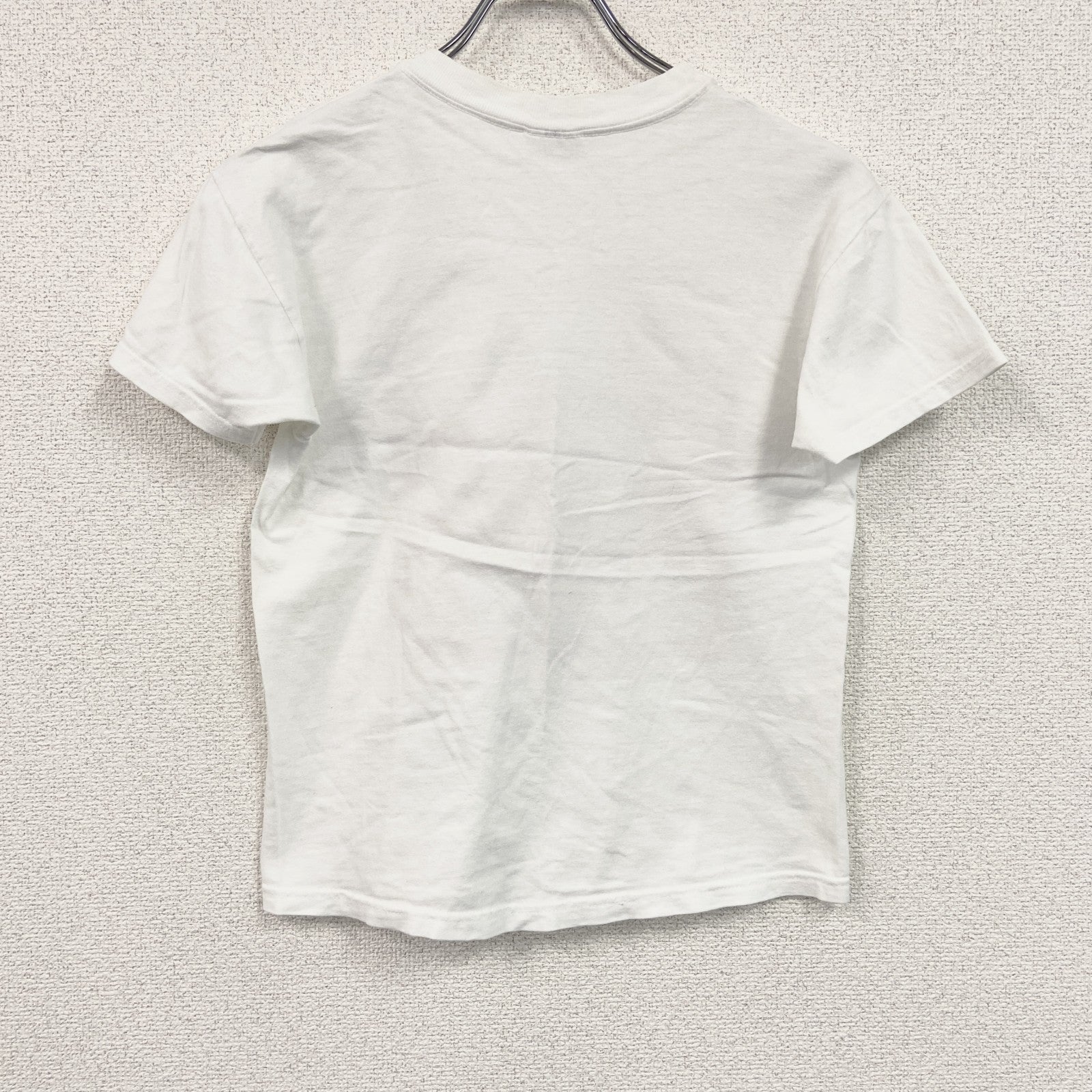 00s　Hanes　ヘインズ　MOON CAFE　半袖プリントTシャツ　ホノルルチャウメン　ヴィンテージ　白　ホワイト　Mサイズ カットソー メンズ コットン 古着