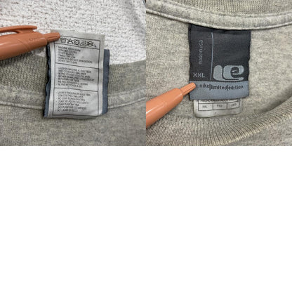 00s　NIKE　ナイキ　半袖プリントTシャツ　ヴィンテージ　灰色　グレー　2XLサイズ