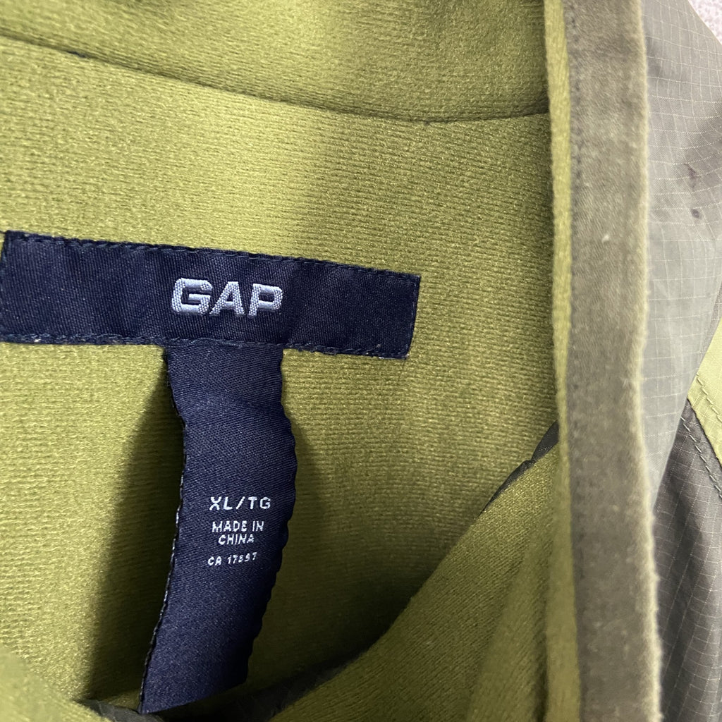 OLD GAP　オールドギャップ　ナイロンアノラックパーカー/フーディー　カーキ　XLサイズ　古着