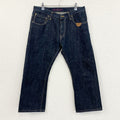 DOWN NORTH JEANS　ダウンノースジーンズ　デニムパンツ/ジーンズ　ボタンフライ　インディゴ　Lサイズ　古着