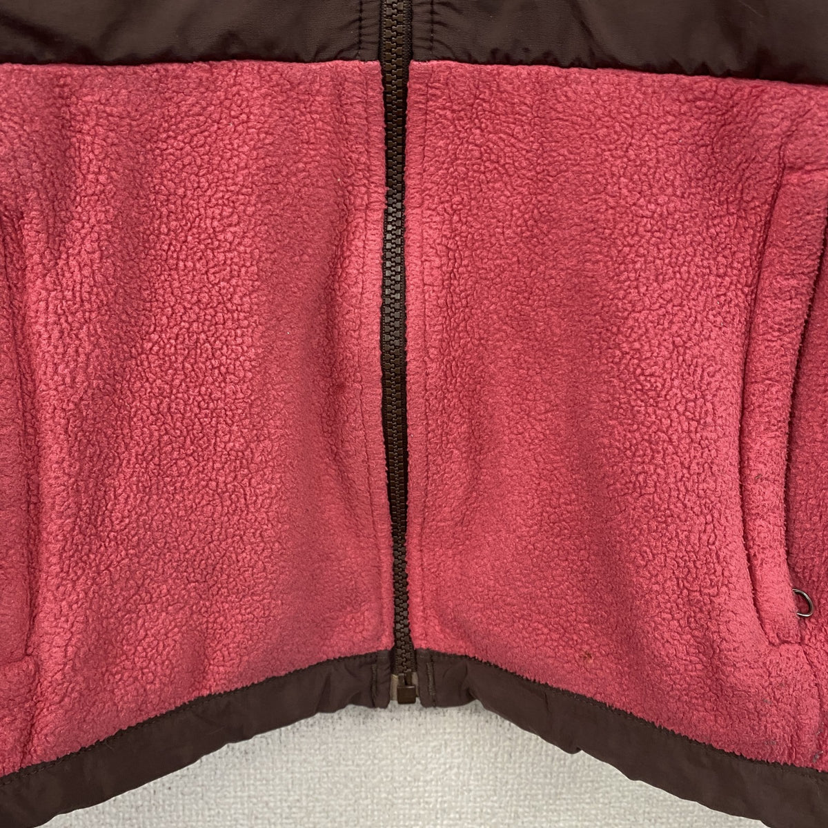THE NORTH FACE　POLARTEC　ザノースフェイス　ポーラテック　デナリジャケット　フリースジャケット　短丈　ピンク　茶色　ブラウン　Sサイズ　
