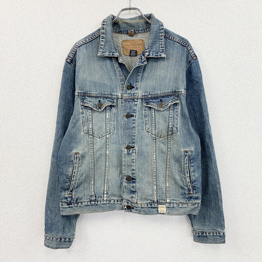 Abercrombie&Fitch　アバクロンビー&フィッッチ　デニムジャケット/Gジャン　3rdタイプ　インディゴ　Lサイズ