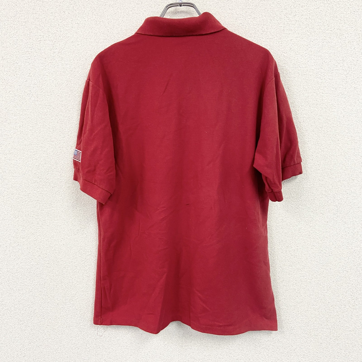 RED KAP　レッドキャップ　半袖企業ロゴポロシャツ　日産　赤　レッド　Mサイズ　古着