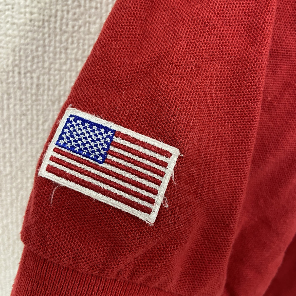 RED KAP　レッドキャップ　半袖企業ロゴポロシャツ　日産　赤　レッド　Mサイズ　古着