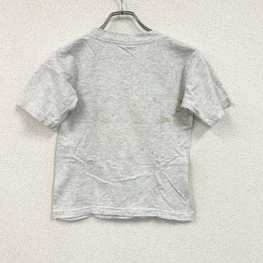 90s　Danny First　ダニーファースト　半袖プリントアーティストTシャツ　アメリカンボーイ　星条旗　霜降りグレー　Lサイズ　　ヴィンテージ　古着