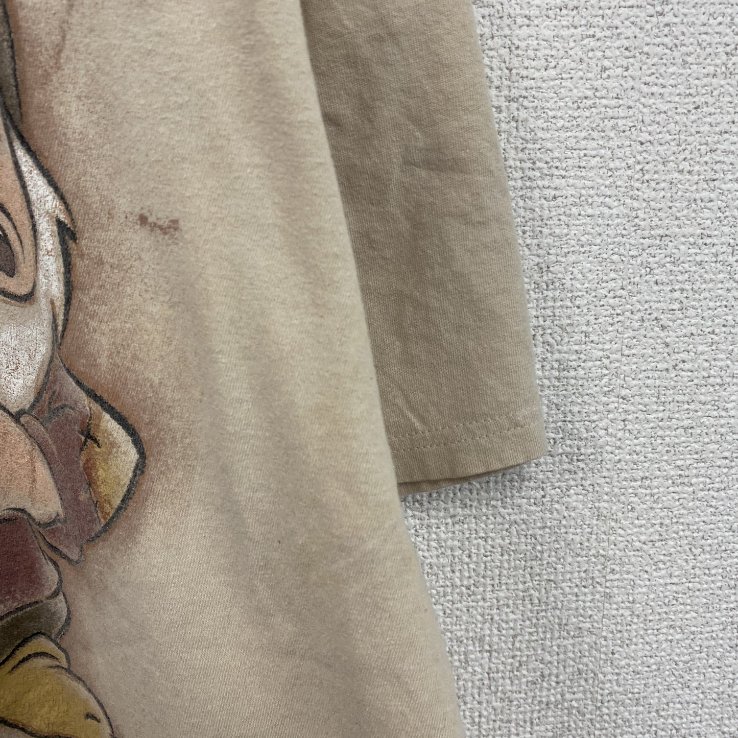 Disney　ディズニー　snow white　白雪姫　グランピー　半袖プリントTシャツ　ブラウン　XLサイズ　