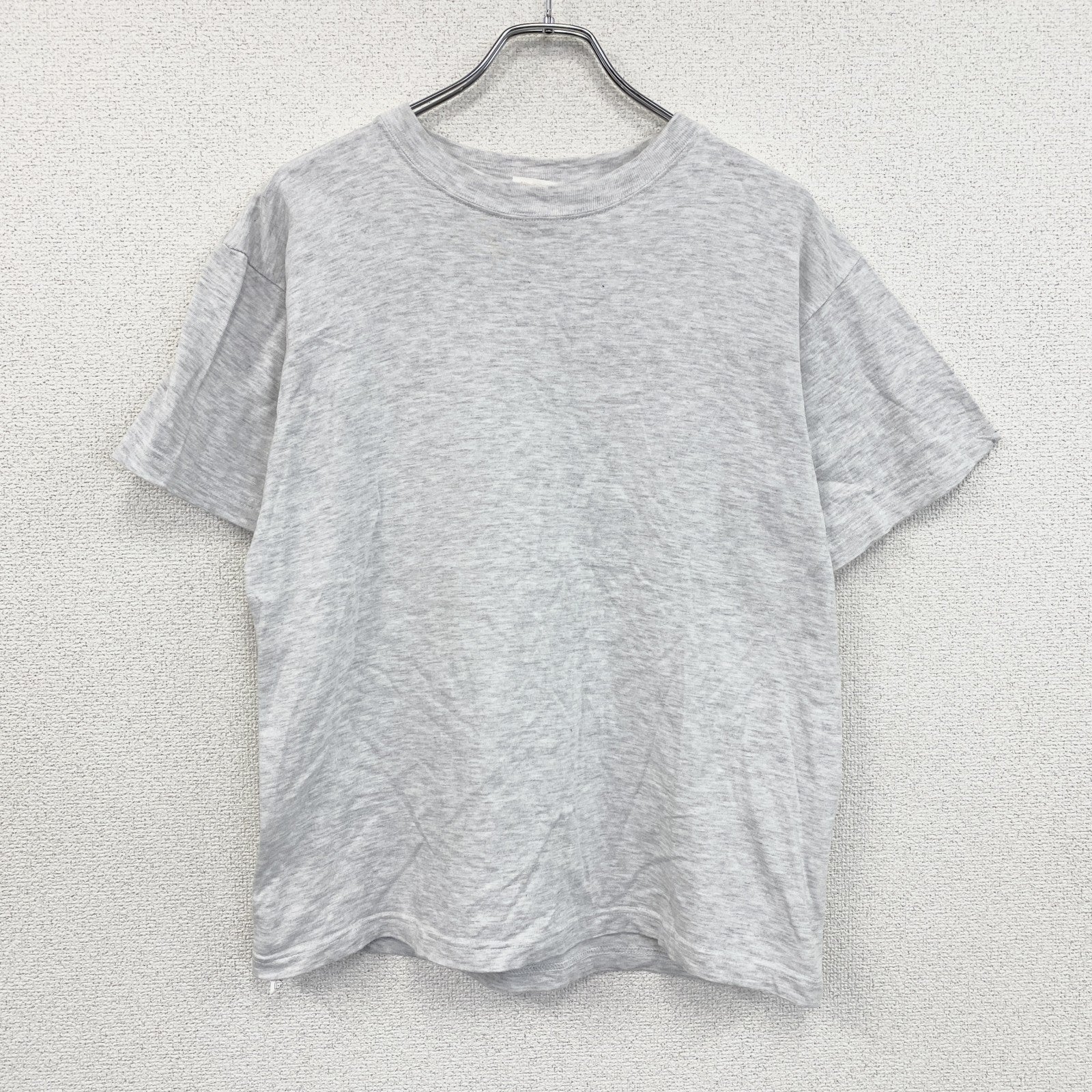 特務機関NERV　新世紀エヴァンゲリオン　半袖Tシャツ　アニメT　キャラクターT　霜降りグレー　フリーサイズ