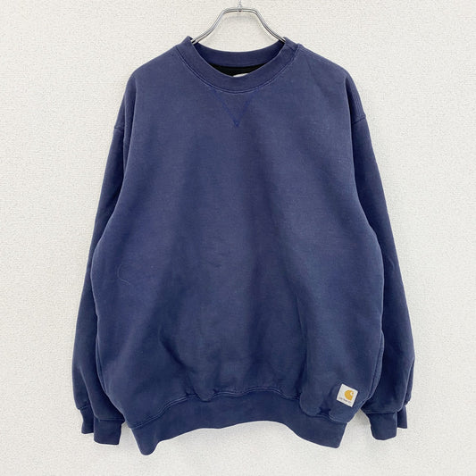 Carhartt　カーハート　スウェット/トレーナー　ダブルフェイス　紺　ネイビー　Lサイズ