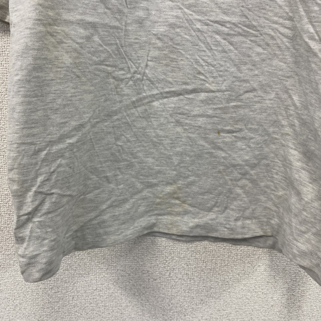 ～00s　XFer　アイスベアレンレーゲンスブルク　半袖Tシャツ　アイスホッケー　ユーロ　霜降りグレー　Lサイズ　古着