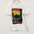 90s～　SULFABRIL　半袖Tシャツ　Rio de Janeiro　シングルステッチ　白　ホワイト　Gサイズ　　ヴィンテージ　古着