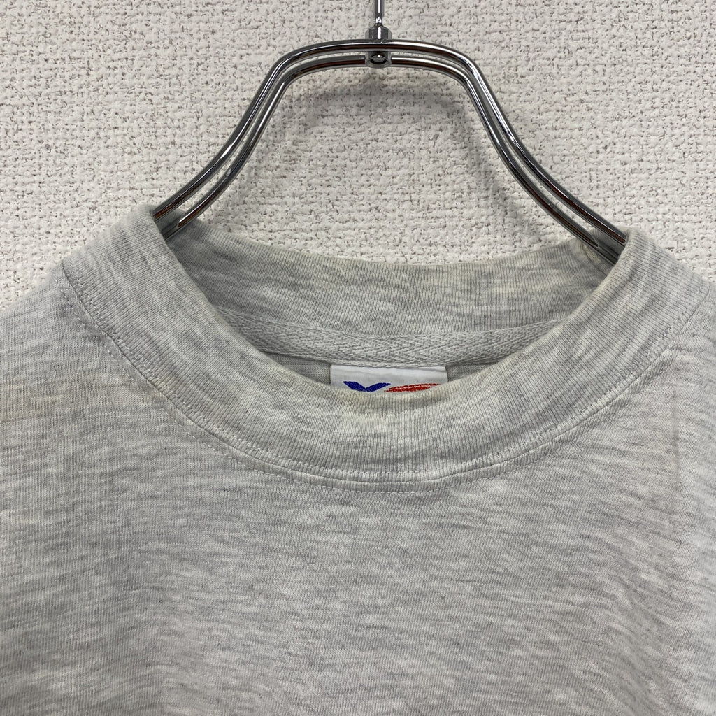 ～00s　XFer　アイスベアレンレーゲンスブルク　半袖Tシャツ　アイスホッケー　ユーロ　霜降りグレー　Lサイズ　古着