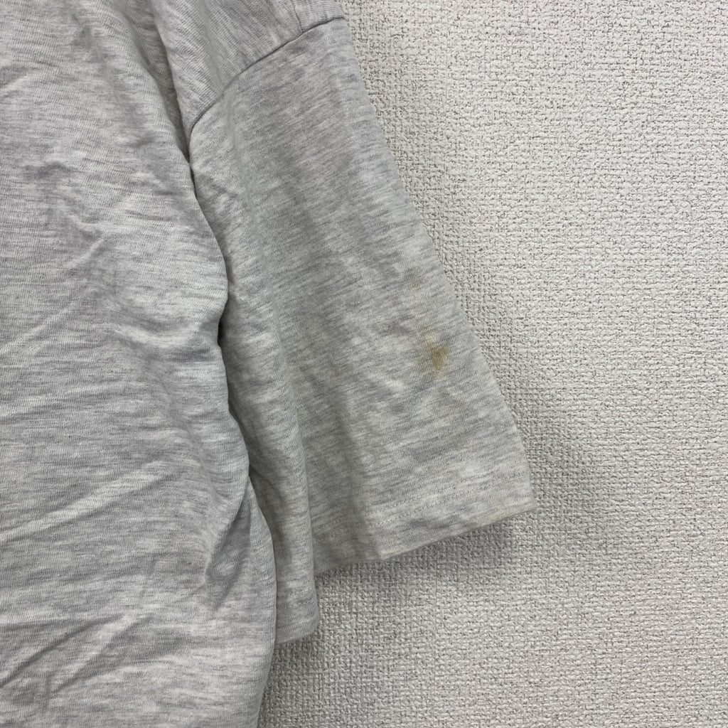 ～00s　XFer　アイスベアレンレーゲンスブルク　半袖Tシャツ　アイスホッケー　ユーロ　霜降りグレー　Lサイズ　古着